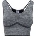Sujetador deportivo ajustable Storm Grey Melange M/L