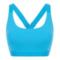 Sujetador deportivo con cierre de ganchos Turquoise Blue Xs