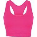 Sujetador deportivo sin costuras Neon Pink L