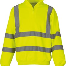 Sudadera alta visibilidad Forro de jersey Hi Vis Yellow S