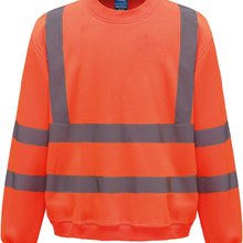 Sudadera alta visibilidad Hi Vis Orange S