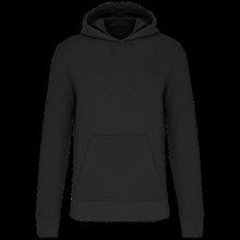 Sudadera capucha algodón orgánico niños Black 4/6 ans