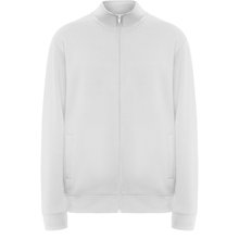 Sudadera Cuello Alto con Cremallera Blanco Xs