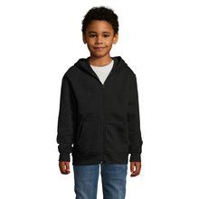Sudadera Niño con Capucha 260g Negro 10 Años