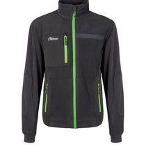Sudadera reciclada con cremallera Asphalt Grey Green S