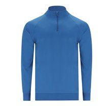 Sudadera técnica con interior perchado Azul S