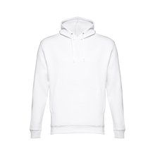 Sudadera Unisex con Bolsillo y Capucha Blanco L