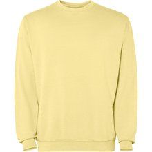 Sudadera unisex cuello redondo Amarillo Sweet Lavado Xs