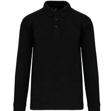Sudadera cuello polo Black Xs