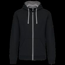 Sudadera Bolsillo con acceso para auriculares Black / Fine Grey Xs