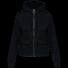 Sudadera con bolsillos delanteros con solapa Black Xs