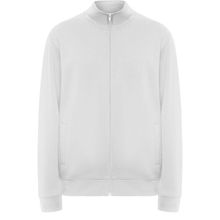 Sudadera Cuello Alto con Cremallera Blanco S