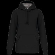 Sudadera capucha algodón Unisex Black Xs
