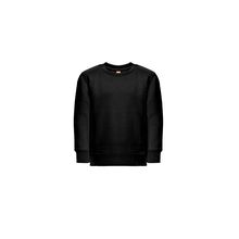 Sudadera Niño 300g Interior Cardado Negro 10