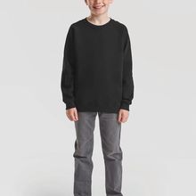 Sudadera Color manga raglán niños Black 3/4 Ans
