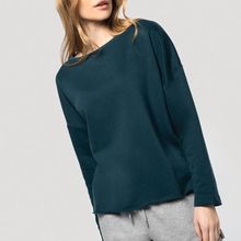 Sudadera amplia para chica Amazon Green S/M
