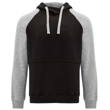 Sudadera unisex bicolor Negro/Gris Vigoré Xs