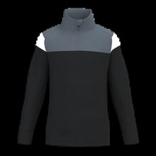 Sudadera infantil 1/4 cremallera Black / Sporty Grey 4/6 Ans
