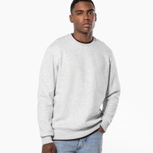 Sudadera cuello redondo algodón Ash Heather Xs