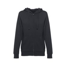 Sudadera Mujer con Capucha 2 Bolsillos Negro L