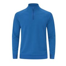 Sudadera técnica con interior perchado Azul S