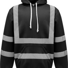 Sudadera alta visibilidad con capucha Black S