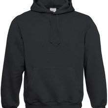 Sudadera con capucha forrada Black Xxs