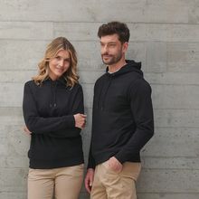 Sudadera capucha unisex Black Xs