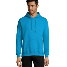 Sudadera Capucha Unisex Bolsillo Canguro Aqua 3Xl