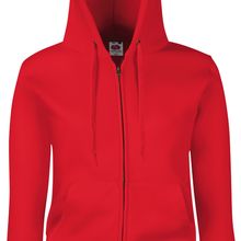 Sudadera cremallera y capucha mujer Red S
