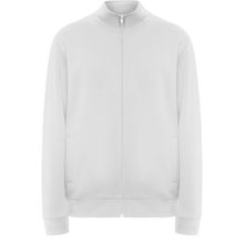 Sudadera Cuello Alto con Cremallera Blanco S