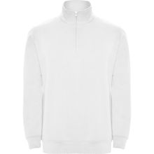 Sudadera Felpa Cuello Alto Blanco S