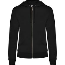 Sudadera de mujer con capucha forrada Negro S