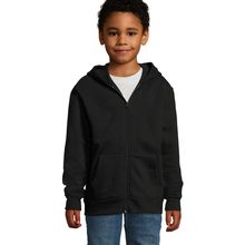 Sudadera Niño con Capucha 260g Negro 10 Años