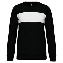 Sudadera de poliéster Black / White S