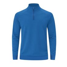 Sudadera técnica con interior perchado Azul S