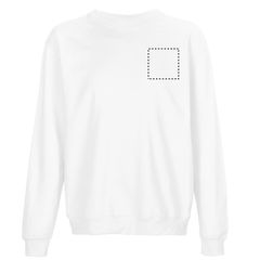 Sudadera Unisex 80% Algodón 20% Poliéster Reciclado | Pecho | 100 x 100