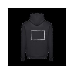 Sudadera Capucha Unisex Bolsillo Marsupial | Espalda | 280 x 200