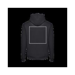 Sudadera Capucha Unisex Bolsillo Marsupial | Espalda | 300 x 300