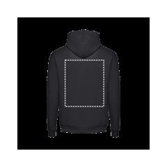 Sudadera Capucha Unisex Bolsillo Marsupial | Espalda | 300 x 360