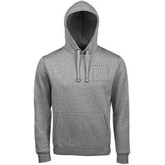 Sudadera Hombre con Capucha 280g | Pecho | 100 x 100