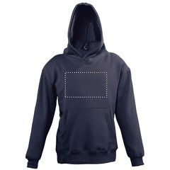 Sudadera Niño Capucha 280g | Frontal | 200 x 120