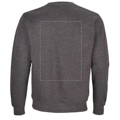 Sudadera Unisex 80% Algodón 20% Poliéster Reciclado | Trasero | 280 x 400