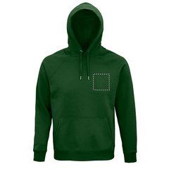 Sudadera Unisex con Capucha 280g | Pecho | 100 x 100