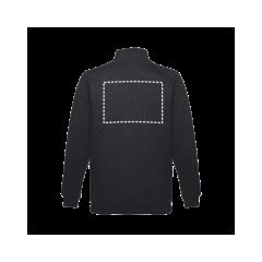 Sudadera unisex con cremallera | Espalda | 280 x 200