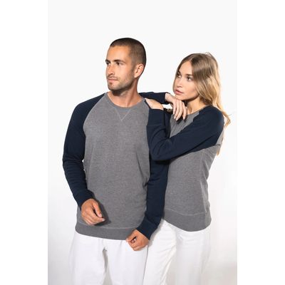 Sudadera bicolor hombre