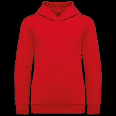 Sudadera básica infantil con capucha Red 8/10 Ans