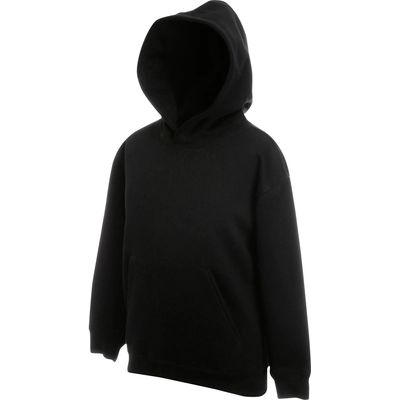 Sudadera clásica capucha niños Black 12/13 Ans
