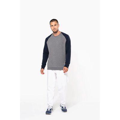 Sudadera bicolor hombre