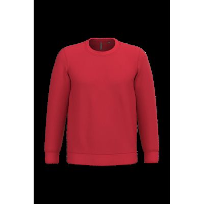 Sudadera algodón poliéster cuello redondo Red L